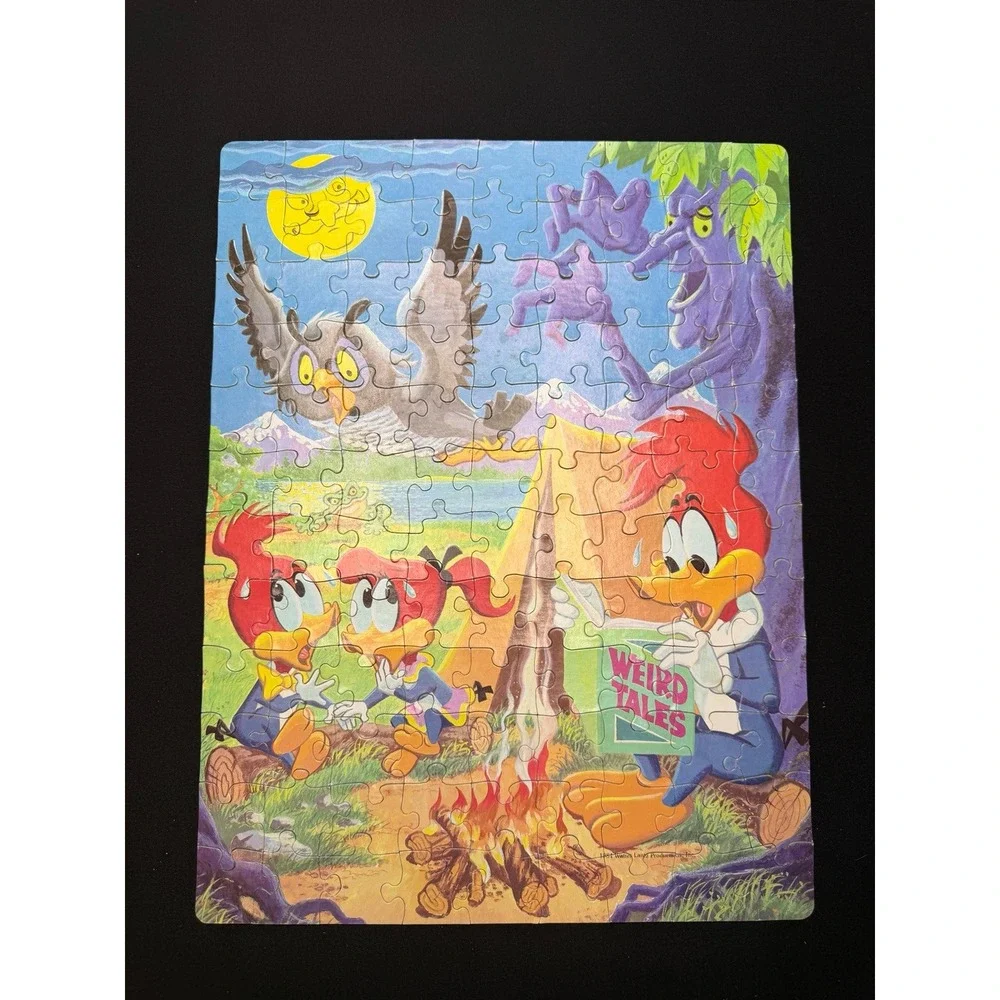 1984 Golden Woody Woodpecker Weird Tales 100 Pc Puzzle #4609-40 Complete